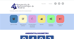 Desktop Screenshot of ambientologosdemadrid.org